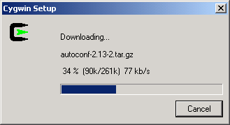 Cygwin Download - Downloading packages